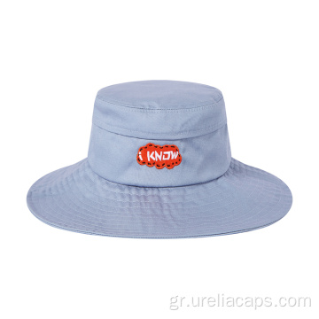 Κεντημένο βαμβακερό καπέλο κουβά
